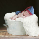 Christian Blue & Burgundy