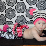 Zoe in Hot Pink Zebra